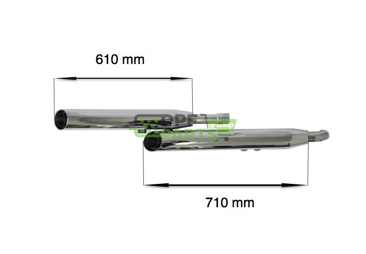 Tłumik / Kawasaki Vulcan VN 800 A / B 1995r - 2005r