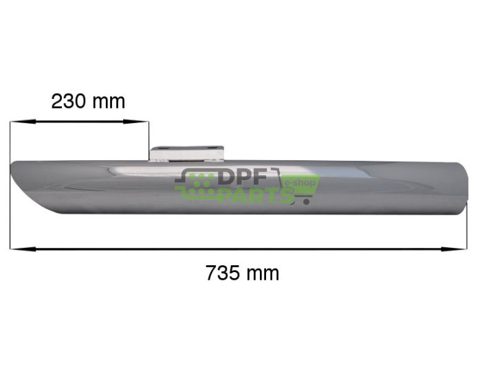 Tłumik / Kawasaki Vulcan / VN 1600 Nomad