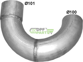rura DAF LF 45/55 01/01-, Polmo 61.28 A, OE 1401587