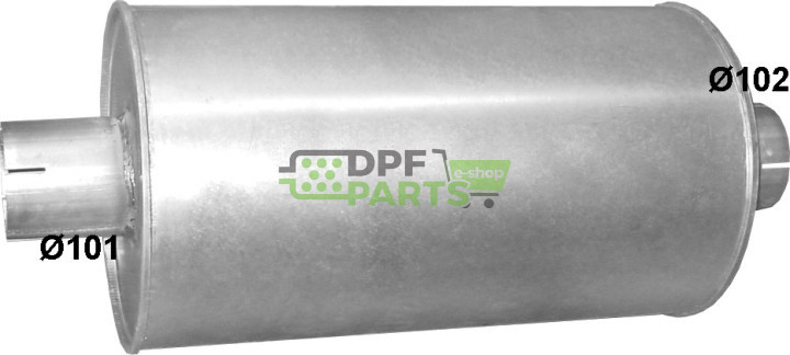 tlumič DAF MB 230, Polmo 61.29 A, OE 0271538