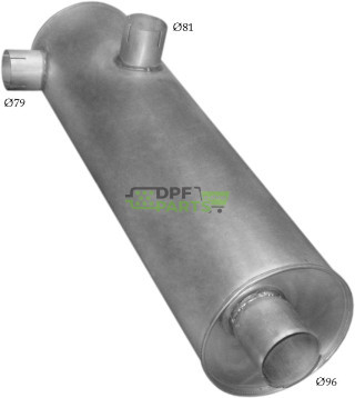 tlumič IVECO 170-25 Magirus, Polmo 64.09 A, OE 251.4503 48301