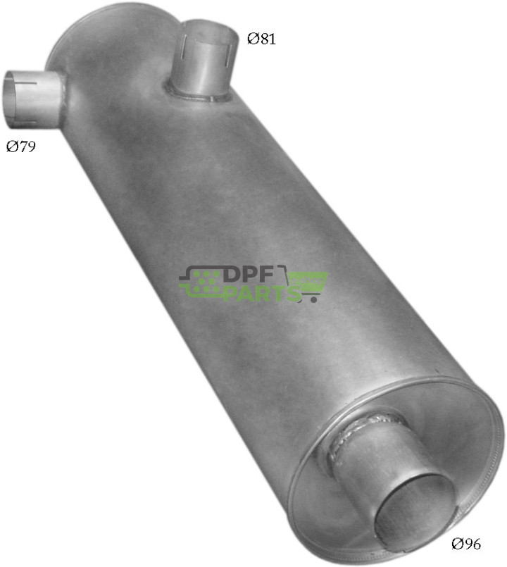 tlumič IVECO 170-25 Magirus, Polmo 64.09 A, OE 251.4503 48301