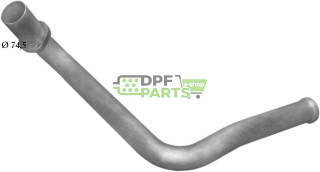 Rura kolektorowa Mercedes Vario 614D, Polmo 69.53 A, OE 667.490.2619