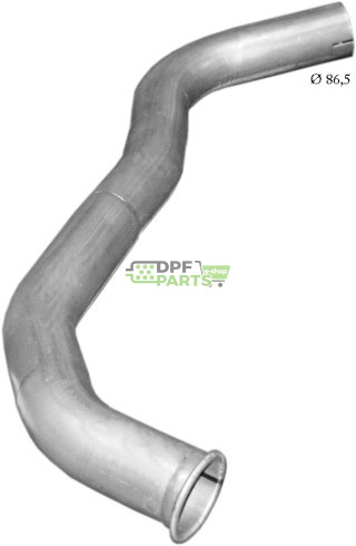 rura wylotowa Mercedes 817, Polmo 69.54 A, OE 676.492.0304 676.492.0904