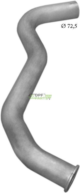rura wylotowa Mercedes 709 K / 809 K, Polmo 69.59 A, OE 673.492.2704