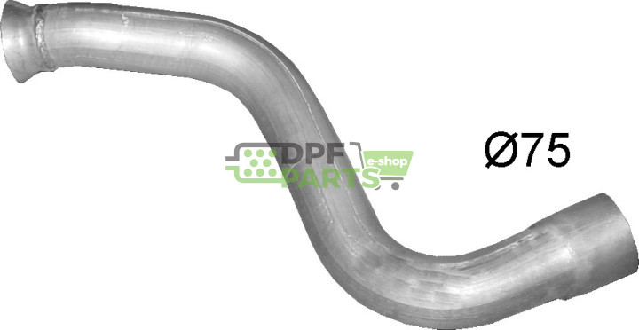 Rura kolektorowa Mercedes Atego, Polmo 69.631 A, OE 973.492.0101