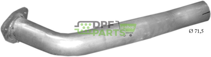 Rura kolektorowa Mercedes 811 D, Polmo 69.65 A, OE 669.490.0619