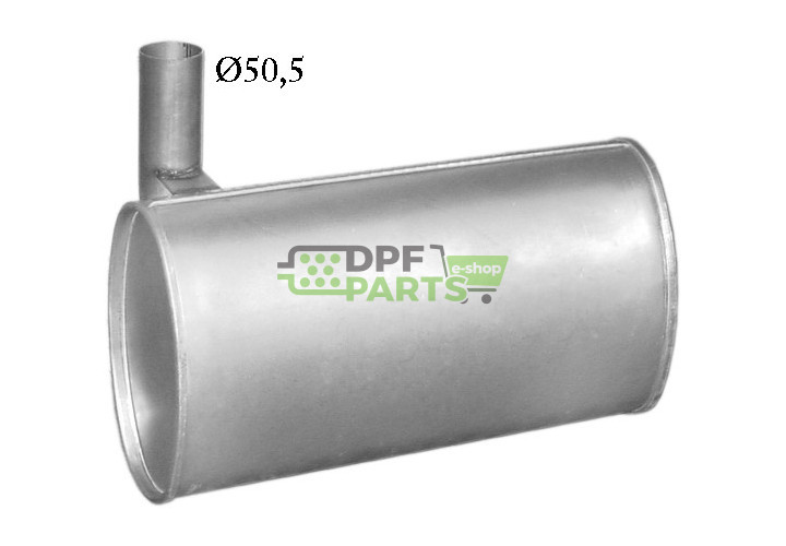 tlumič Mercedes Unimog, Polmo 69.72 A, OE 0014916501