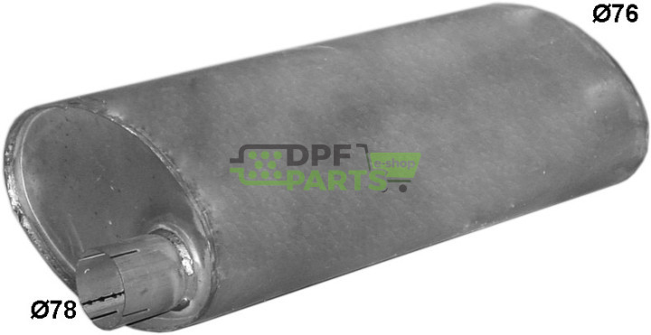 tlumič Iveco Euro Cargo 75E15 , 120E15/18/23, 130E15/18/23,150E15/18/21/23,170E15/18/23,100E15/18/23, Polmo 64.16 A, OE 99461871