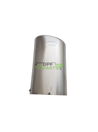 Końcówki ozdobne układu wydechowego / owalna  fi 80x146 / ścięcie pod kątem 30°