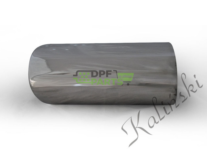 Końcówki ozdobne układu wydechowego / owalna  fi 80x146 / ścięcie pod kątem 30°