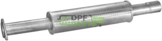 Střední tlumič výfuku Audi 100/200 84-91 2.2-2.3, Polmo 01.85 A, OE 443 253 209 443 253 209 J