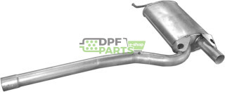 Střední tlumič výfuku Audi A4 1.6/1.9TD 94-2000, Polmo 01.101 A, OE 8D0 253 409 AK