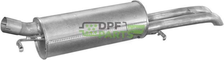 Koncový tlumič výfuku Audi A4 2.5 TDi  sedan,  combi   97 - 00, Polmo 01.118 A, OE 8D0 253 609 AP 8D0 253 609 BQ