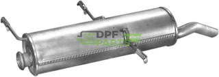 Koncový tlumič výfuku Citroen ZX 1.4/1.6i/1.9D kombi kat 94-98, Polmo 04.89 A, OE 1726.98 1726.99 1726A0