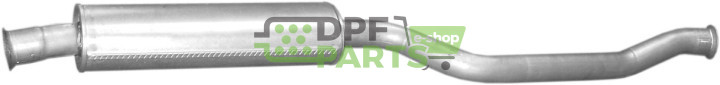 Střední tlumič výfuku Citroen Xantia 3.0 V6 03/96-01 Hatchback, Polmo 04.240 A, OE 171778