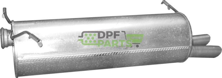 Koncový tlumič výfuku Citroen Xantia 3.0 V6 03/96-01 Hatchback, Polmo 04.241 A, OE 1726P7
