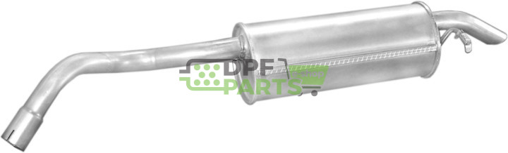 Koncový tlumič výfuku Ford Escort 1.6i kat  90-94/Orion 90-93, Polmo 08.52 A, OE 1051703 1076513 5028997 6493602 6567014 6812215