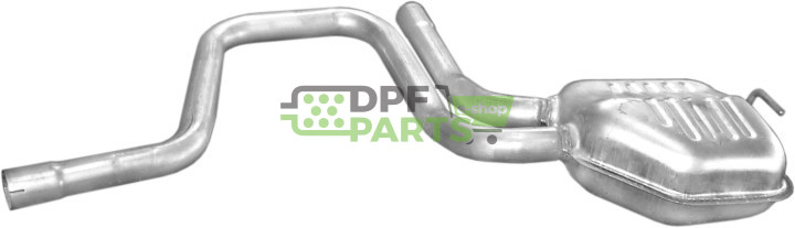 Koncový tlumič výfuku Ford Mondeo 2.5 V6 24V 94-99, Polmo 08.563 A, OE 1013664 1059664 7116134