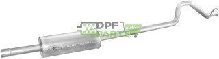 Koncový tlumič výfuku Ford Transit 2.5TD 96-00, Polmo 08.572 A, OE 1026253 1031222