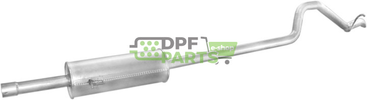 Koncový tlumič výfuku Ford Transit 2.5TD 96-00, Polmo 08.572 A, OE 1026253 1031222