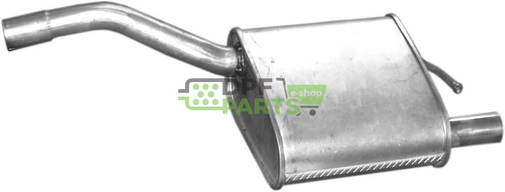 Koncový tlumič výfuku Ford Focus 1.4i -16V 98-02, Polmo 08.574 A, OE 1067319 1121645 1230585 1308587