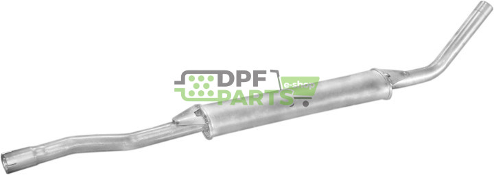 Střední tlumič výfuku Lada Niva 21213, Polmo 11.08 A, OE 2121-41200020