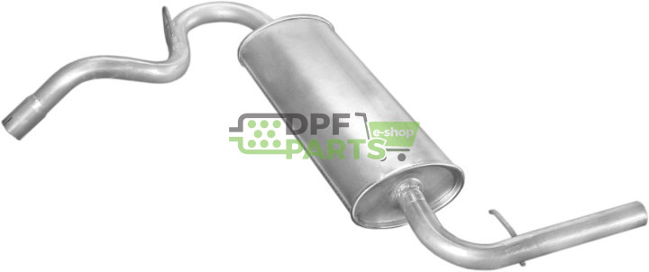 Koncový tlumič výfuku Lada Niva 21213, Polmo 11.09 A, OE 2121-41200010