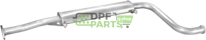 Střední tlumič výfuku Lada Samara 95- kat, Polmo 11.11 A, OE 2108-21200020