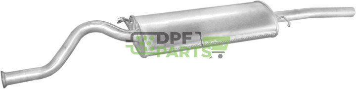 Koncový tlumič výfuku Lada 2110, Polmo 11.16 A, OE 2110-1200010