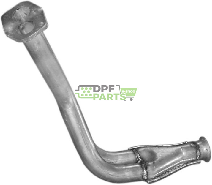 Trubka sběrného potrubí Lada Samara 86-92, Polmo 11.21 A, OE 2108-1203010