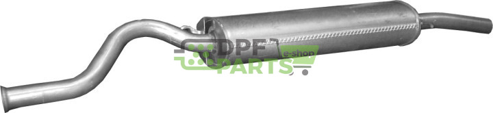 Koncový tlumič výfuku Lada Priora WAZ 21-12 6-16V Hatchback Kat 05-08, Polmo 11.49 A, OE 21081201005