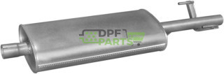 Střední tlumič výfuku Mercedes Sprinter 216/316/416 CDi TD 00-06, Polmo 13.183 A, OE 901 490 29 19