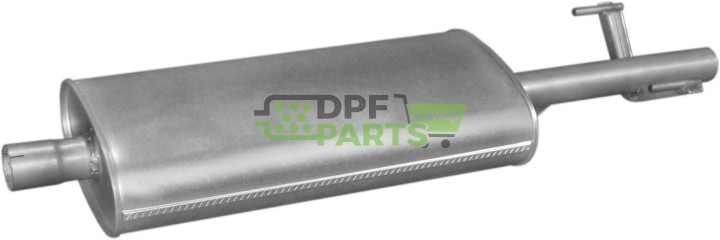 Střední tlumič výfuku Mercedes Sprinter 216/316/416 CDi TD 00-06, Polmo 13.183 A, OE 901 490 29 19