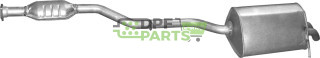 Koncový tlumič výfuku Mercedes C180-W203 / C180-T203 / C200-W203 / C200-T203, Polmo 13.210 A, OE 2034903521 2034904921