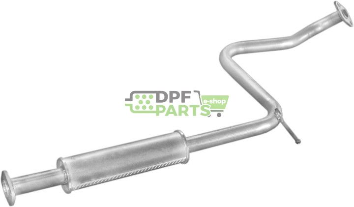 Střední tlumič výfuku Nissan Sunny 90-92/100NX 90-92 1.6 kat, Polmo 15.129 A, OE 2003065Y05 2003065Y06 B003M65Y0FGA