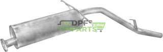 Koncový tlumič výfuku Nissan King Cab Diesel 2,3  2,4  2,5 85-98, Polmo 15.183 A, OE 2010015G07 2010039G00
