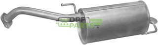 Koncový tlumič výfuku Nissan Micra 1.0-1.4i  1.5dCi 11/02-04/05, Polmo 15.239 A, OE 20100-AY100