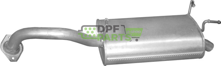 Koncový tlumič výfuku Nissan Primera 2.0i -16V 02/02-07, Polmo 15.242 A, OE 20100-AV005