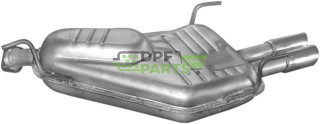 Koncový tlumič výfuku Opel Vectra B 2.5i-V6 SDN, HB, Kombi 95-00, Polmo 17.282 A, OE 5852871