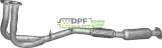 opravný tlumič výfuku Opel Vectra B 1.8/2.0 16V 10/95-09/00, Polmo 17.283 A, OE 5854255 858076
