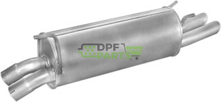 Koncový tlumič výfuku Opel Omega B 3.0 MV6 24V kombi 94-, Polmo 17.294 A, OE 5852843 5852936 90466971 90531658