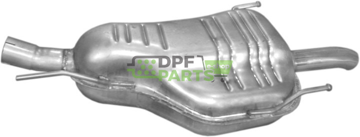 Koncový tlumič výfuku Opel Astra G 2.2 DTi 02-03 hatch. (roztlakování), Polmo 17.313 A, OE 854176