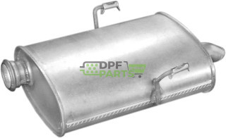 Koncový tlumič výfuku Peugeot 406 1.9-2.1TD sedan 96-, Polmo 19.105 A, OE 1726AL