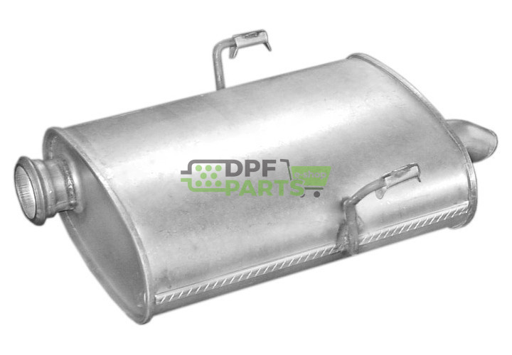 Koncový tlumič výfuku Peugeot 406 1.9-2.1TD sedan 96-, Polmo 19.105 A, OE 1726AL