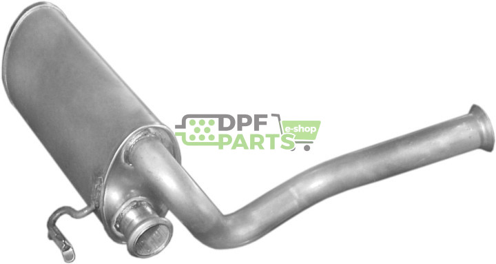 Střední tlumič výfuku Peugeot 605 2.0i 10/89-95, Polmo 19.142 A, OE 172883