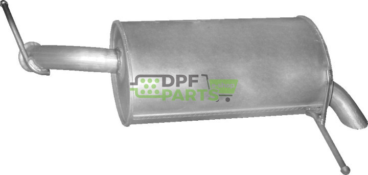 Koncový tlumič výfuku Peugeot 407 1.8i 16V Sedan, Kombi 04/04-09/07, Polmo 19.161 A, OE 1730.13