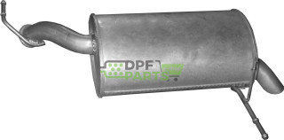 Koncový tlumič výfuku Peugeot 407 2.2i 04-07, Polmo 19.162 A, OE 1726TF