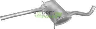 Střední tlumič výfuku Renault Safrane 2.0i 8V  2.2i 8V 92-96, Polmo 21.209 A, OE 7700829532 7700847155