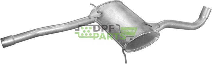 Střední tlumič výfuku Renault Safrane 2.0  2.2i kat  92-96, Polmo 21.211 A, OE 7700829532 7700847155